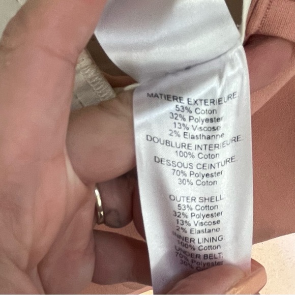 Seeby Chloe TROUSERS 6T7 - Muted Clay wide leg NEW with tag size 8 (40) - Picture 10 of 12